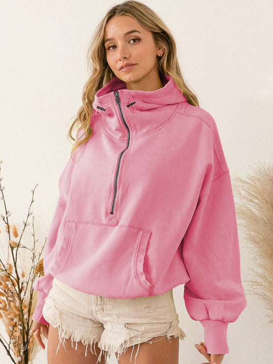 Bethany hooded high neck Sweatshirt