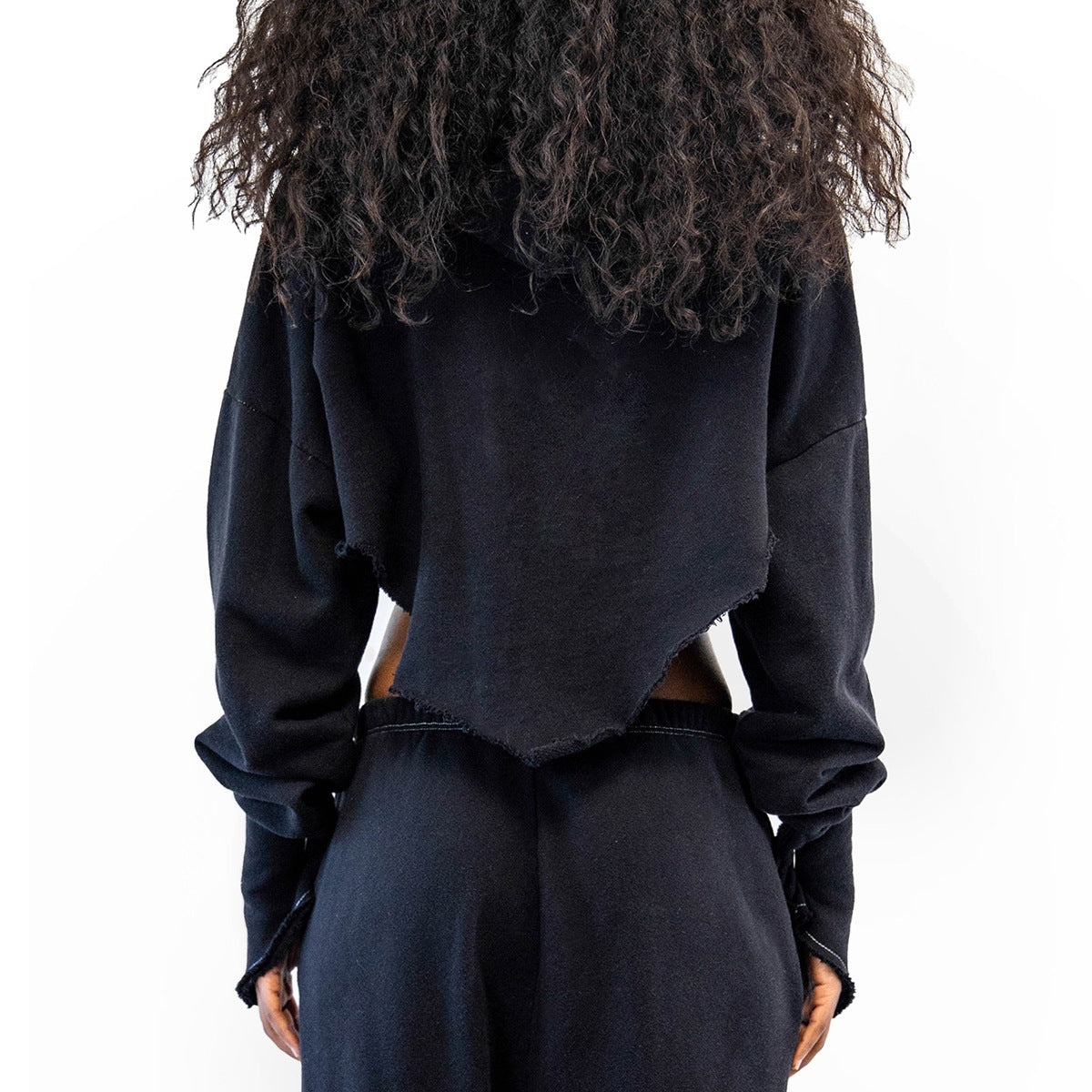 Deserted Loose fit Crop Hoodie