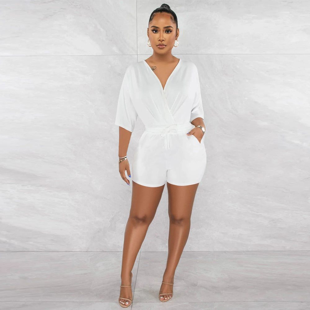 Eva’s Elegant Wrapped Romper