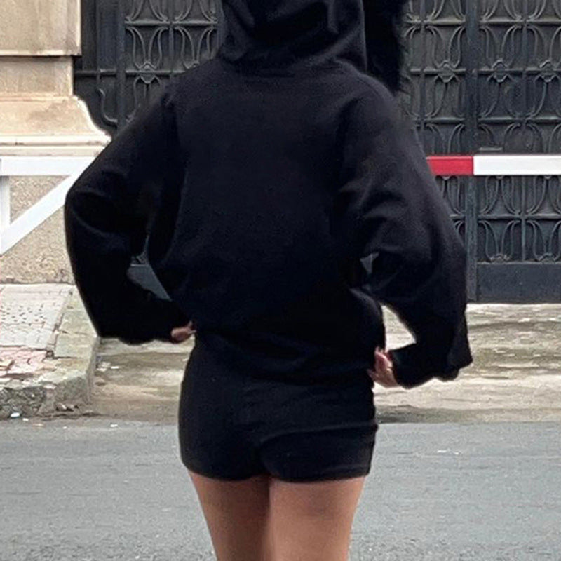 Fur Hooded  Loose Fit Jacket
