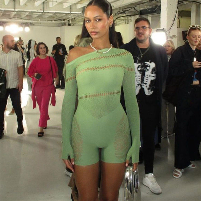 Sexy Mesh Playsuit