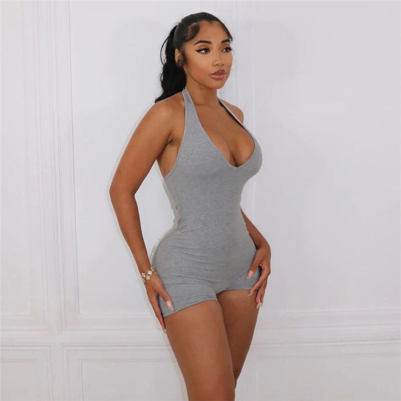 Becky Body Halter Romper