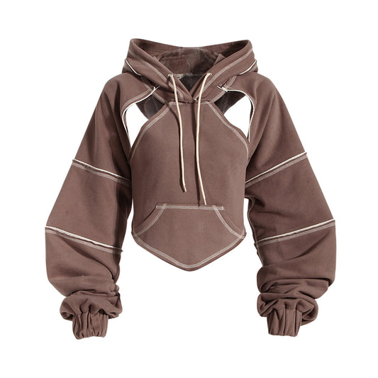 Gigi  Cut Out Hoodie