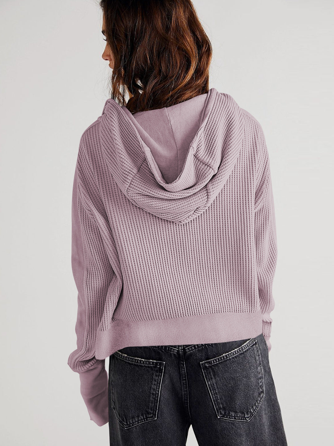 Loosefit Sweatshirt Hooded Long Sleeve