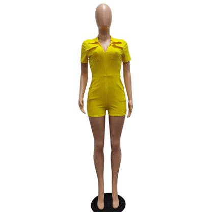 Safari Multi Pocket Romper
