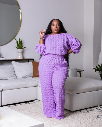 Plus Size Casual Comfortable Loose Two Piece Set