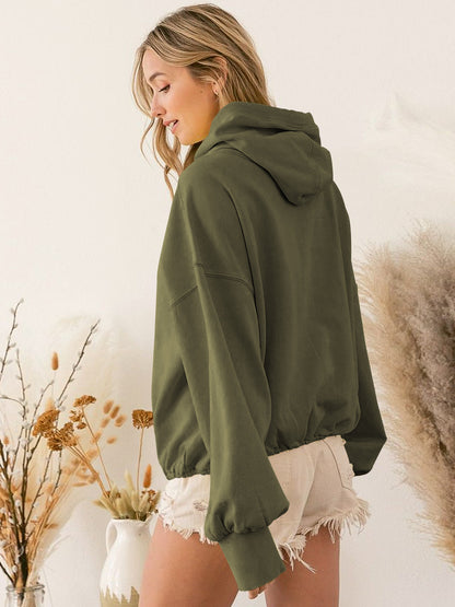 Bethany hooded high neck Sweatshirt