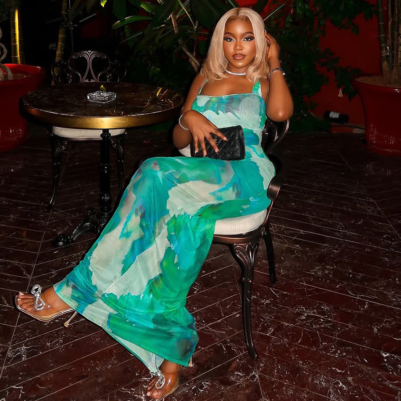 Emerald MultiColor Matching Skirt Set
