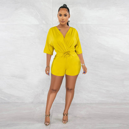 Eva’s Elegant Wrapped Romper