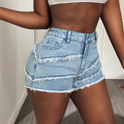 Women Clothing Sexy Casual Denim Shorts